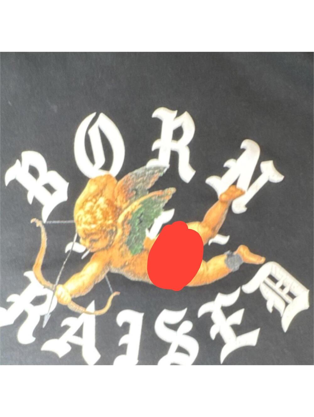 Born X Raised Angel Graphic Hoodie Black XL Men's